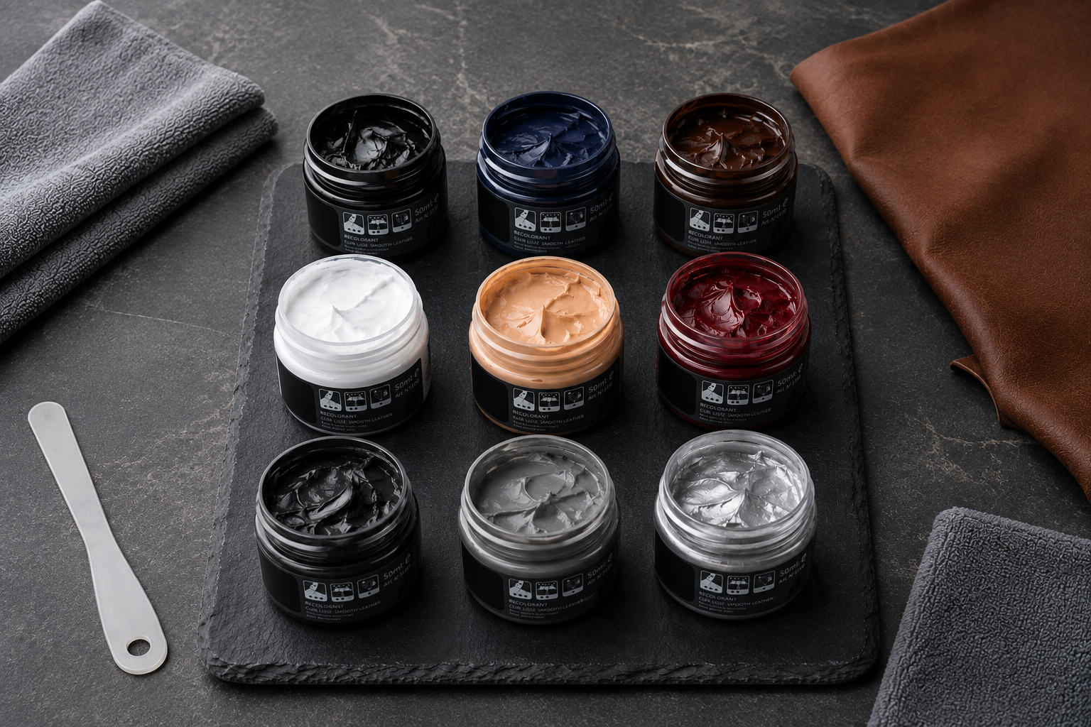 Premium Car Leather Repair Balm – Restore Cracks, Scratches & Faded Leather