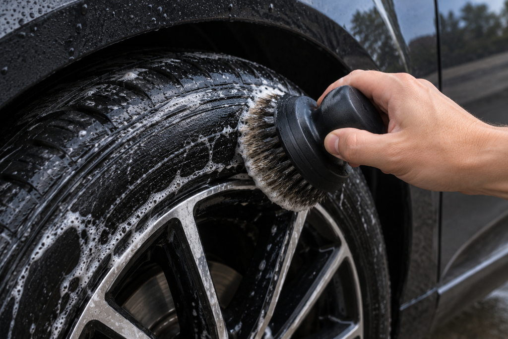 Premium Tire Shine Applicator Brush