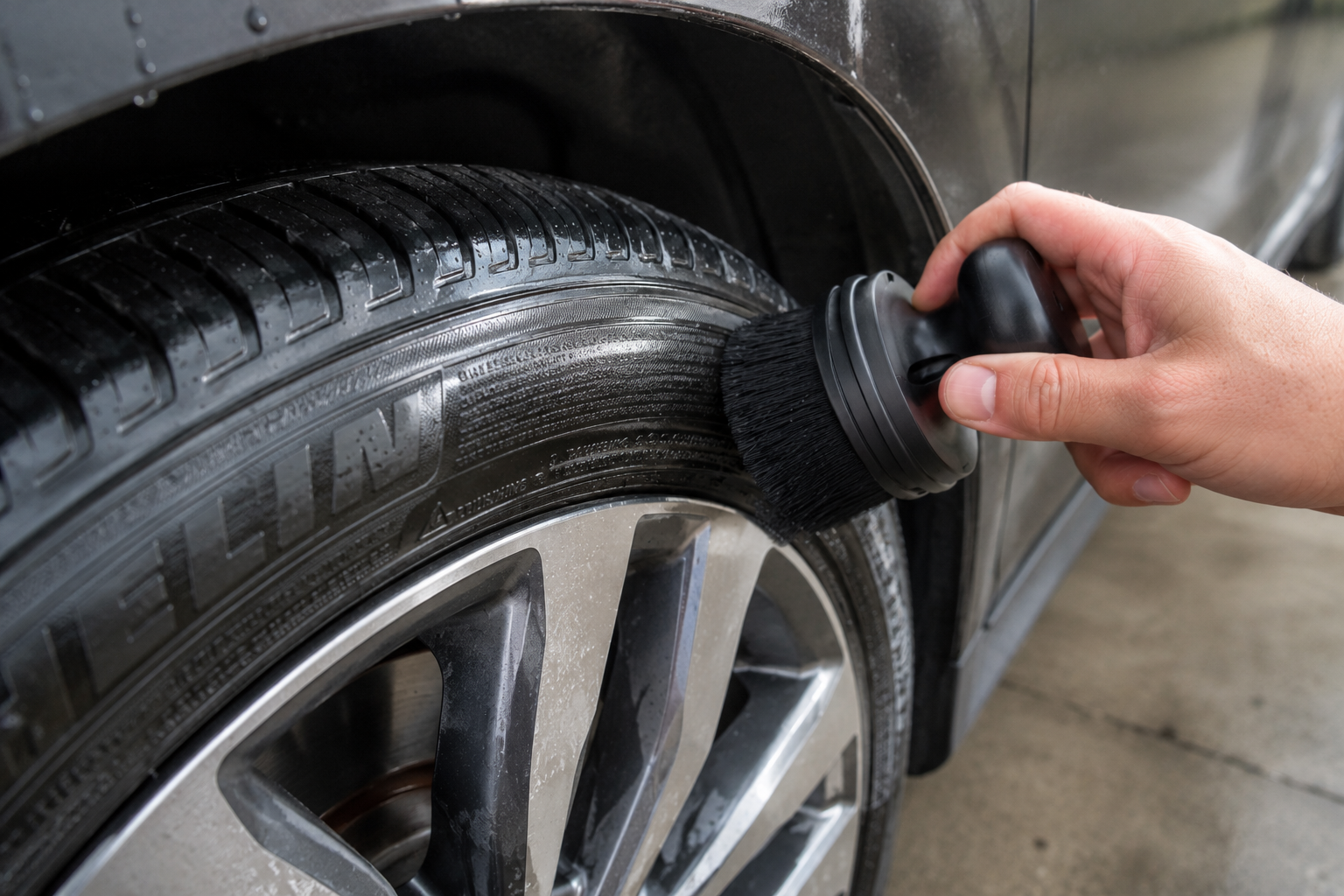 Premium Tire Shine Applicator Brush
